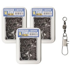 SAPA 超強力快拆互鎖散裝釣組別針轉環, 3個, 120入
