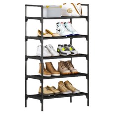 Noiwon 善用空間整潔五層鞋櫃 45cm, 黑色, 1個