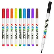 펜맥스 키즈보드 마카펜 10색, 혼합색상, 1세트
