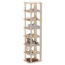 Noiwon 簡約7層鞋櫃, 白色, 1個