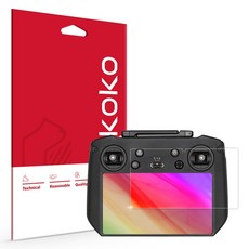 Skoko DJI RC PRO1 超高畫質 True Color AR 螢幕保護貼組, 1套, 單一顏色