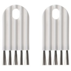 윈프라이스 플렉시블 틈새 청소 브러쉬, 화이트, 2개