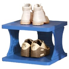 Noione 善用空間多層結構鞋櫃 1格, 1個, 藍色