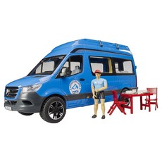 bruder 賓士露營車 + 公仔套組 BR02684, 1套, 混合顏色