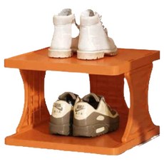 노이원 공간활용 다층구조 신발장 1칸, 오렌지, 1개