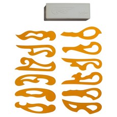 KORING 組合常規模板12件組 K-1200S-12p, 1套, 單一顏色