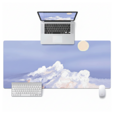 Oncofix 療癒滑鼠長墊 1m x 50cm, 雲與滿月, 1個