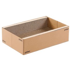 pidan 瓦楞紙貓抓板 紙盒款, 1個, 咖啡色