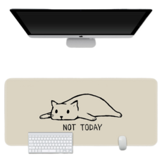 ONCOFIX 黑貓滑鼠長墊 80 x 40 cm, 1個, 線條貓