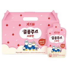 KIDSTEN 兒童寶寶健康零食水果蔬菜藥材飲品Kolong果汁蘋果口味, 30個, 70ml