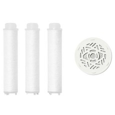 novita 諾維達 除氯沉澱物濾芯 3入+ACF濾芯組 SA-FO070K, 1套, 白色