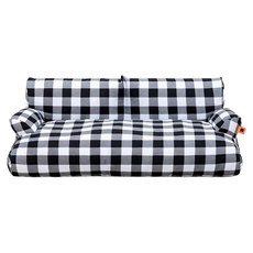 寵物星樂園 MewooFun 防塌陷寵物沙發/睡床/睡墊, 1個, 經典黑白格