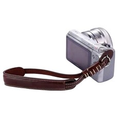 Onyeri 皮革相機手腕帶 咖啡色, 1個, 單一商品