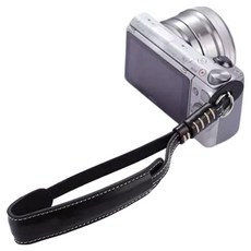 Onyeri 皮革相機手腕帶 黑色, 1個, 單一商品