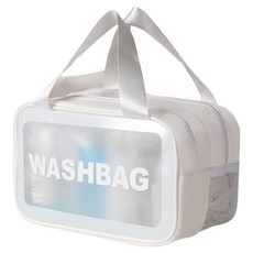 恩熙魔法 防水便利盥洗包, 白色