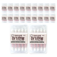 D-tips 純棉嬰兒棉花棒, 30入, 20個