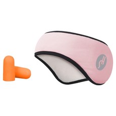 Hongsi Yutong SH標誌 冬季 登山 跑步 自行車 露營 防寒 防風 魔鬼氈 耳罩, 1個, 粉紅色 SH標誌