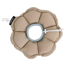 HiDREAM 雙調節花瓣伊莉莎白頸圈, 1個, 椰殼棕