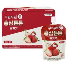 茁壯成長 紅參強健 草莓益生菌果汁, 20個, 80ml