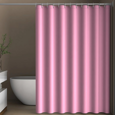 KODACHIEF 러블리한 샤워커튼, 러블리핑크, 1개