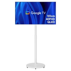 와이드뷰 FHD QLED 스마트 TV + 와이드무빙뷰 삼탠바이미 V3 세트, 101cm(40인치), GTWV400FHDQ11(TV),EKWBYME78W(거치대), 거치대형, 고객직접설치