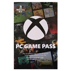 Microsoft 微軟 PC GAME PASS 3個月訂閱卡, 1個, 單一型號