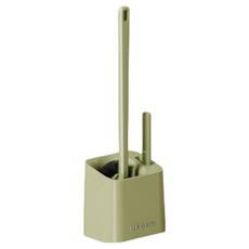 UFORU Signpost 免打孔壁掛式長柄馬桶清潔組 15 x 10.5 x 43 cm, 1套, 橄欖綠
