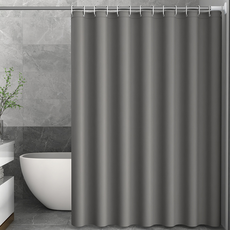 KODACHIEF 러블리한 샤워커튼, 고급그레이, 1개