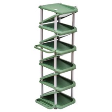 Mabso Shop 現代多層鞋架整理架 BRP1601, 1個, 綠色11層