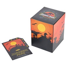 侏羅紀公園 卡牌收納盒 夕陽, 1個, Red + Orange + Yellow + Black