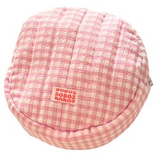 韓系ins風可愛格子大容量化妝包