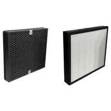 PUREBURG 淨博 高效活性碳 HEPA 2合1空氣過濾網 X 1 適用3M 全淨型 小台款空氣清淨機 FA-V300 / FA-V300W 含 RFID計算濾網時數, 1個, 300FA3M-01