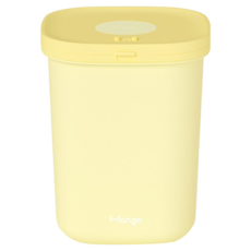 MANGO 負壓儲糧桶, 1個, 蠻果黃, 10L