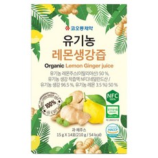 KOLON PHARMA 有機檸檬生薑汁, 1個, 211ml