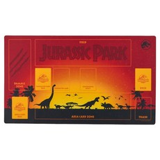 侏羅紀公園TCG遊戲墊 日落, 紅色+橙色+黃色, 1個