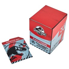 侏羅紀公園 卡牌收納盒 警告, 1個, 藍色