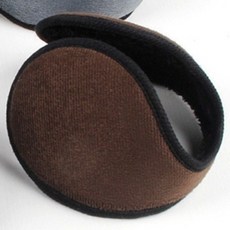 홍시유통 등산 자전거 캠핑 방한 방풍 서리방지 이어커버 타입1, 브라운, 2개