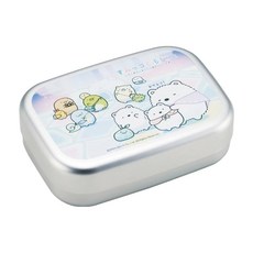 Skater 金屬鋁蒸飯盒便當盒, 角落生物 銀色, 1個