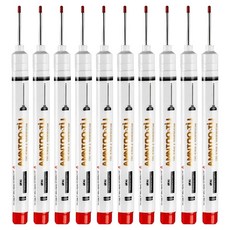 東亞PMS 長筆尖 長筆頭 麥克筆 紅色 21mm, 10個, 1色