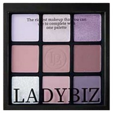 LADYBIZ 都會女孩情調系列 9色眼影盤, 1個, 9g, 02 Imbue