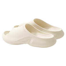 Hensen 單色調足弓氣墊拖鞋 4cm, 1個, 白色