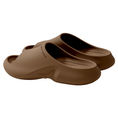 Hensen 單色調足弓氣墊拖鞋 4cm, 1個, 棕色