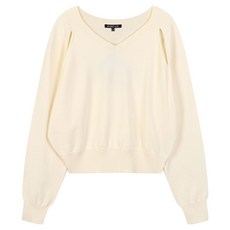 Lap 女款露肩V領針織衫 AR3KH861