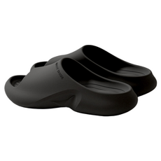Hensen 單色調足弓氣墊拖鞋 4cm, 1個, 黑色