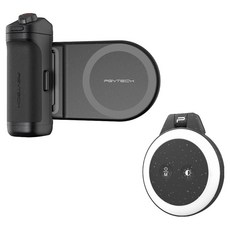 피지와이텍 피지테크 블루투스 맥세이프 셔터그립 + 라이트 조명 블랙 세트, 1세트, P-PG-005(셔터그립), P-PG-011(라이트 조명)