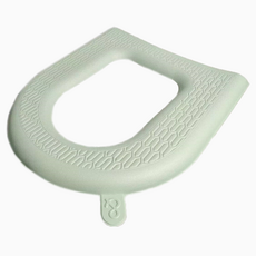 Signpost 粉彩黏貼式馬桶坐墊套, 1個, 綠色