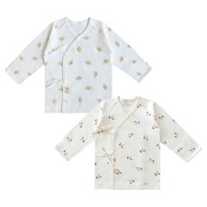 BABY&I 四季新生兒肚衣2件組