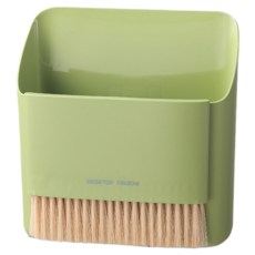 Him Room 附掃帚迷你垃圾桶, 1個, 綠色