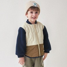 MARI N MORI 兒童混色輕量羽絨外套