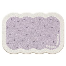 한봄누리 푹신한 세탁 가능 다용도 발매트, 퍼플, 1개